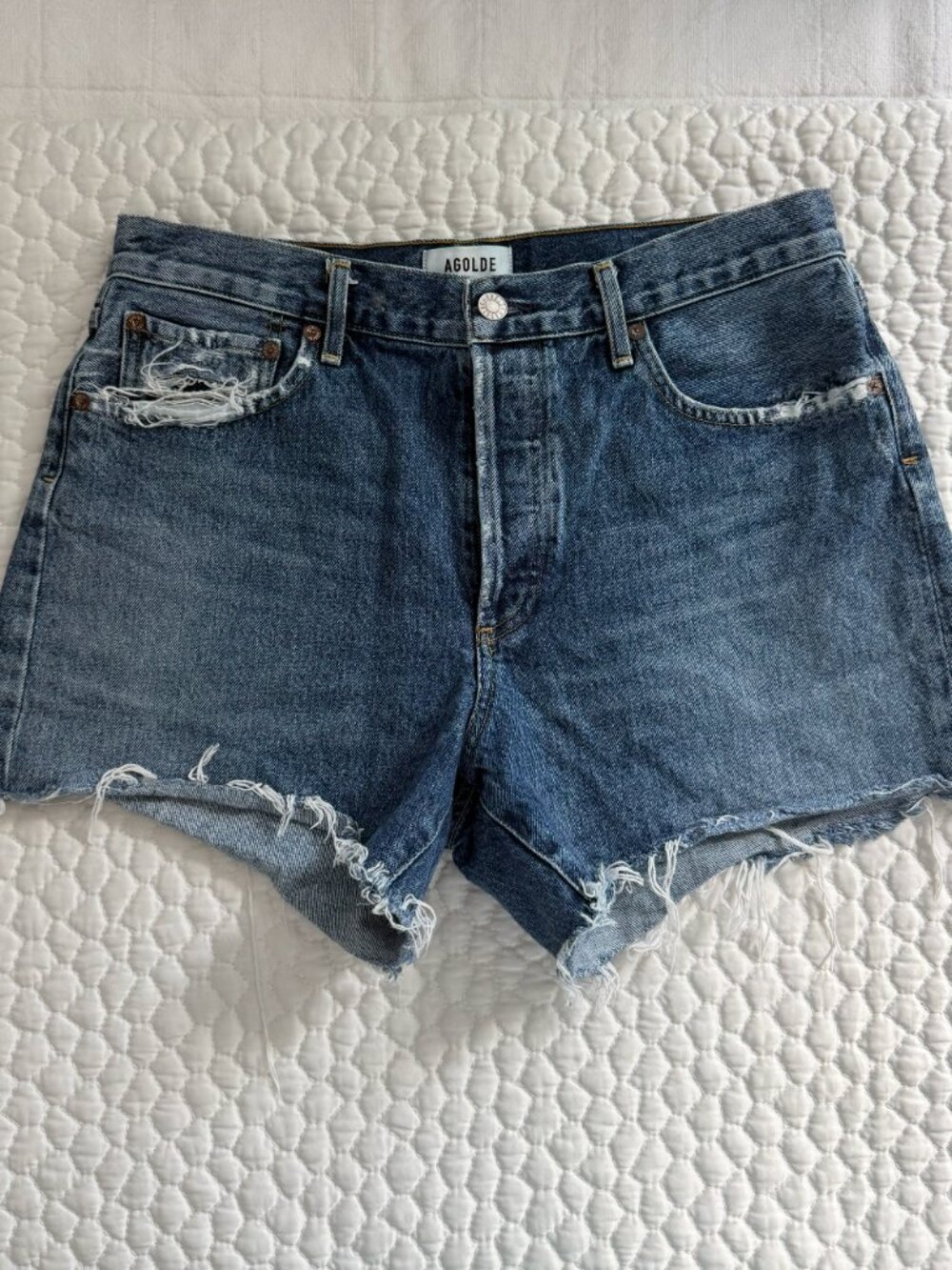 Agolde Reese Denim Shorts Size 29